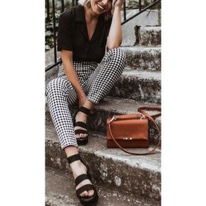 HP🎉WhiteHouseBlackMarket Slim Ankle Gingham Pants